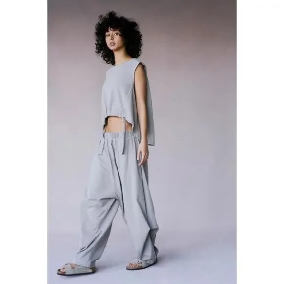 Free People Pants - Free People Talley Set - Gray
